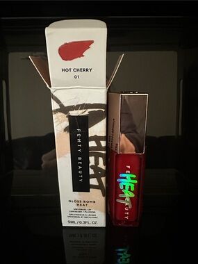 Fenty Beauty Hot Cherry Gloss Bomb Heat Lip Luminizer – Cherry Red